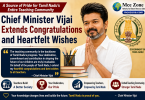 chief minister vijai extends congratulations