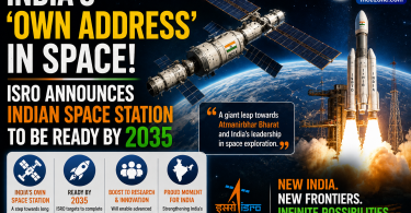 isro announces indian space station to be ready by 2035